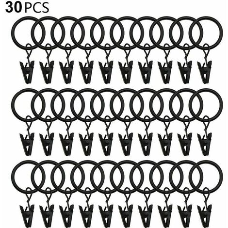 Accessoires de rideaux : attaches, embouts, tringles - Madura