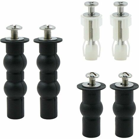 Lot De 4 Boulons Et Vis De Siège De Toilette, Comme Boulons
