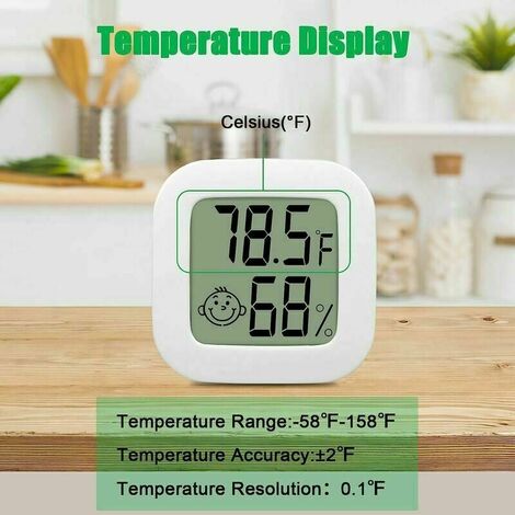 Nouveau Hiver chaud LCD numérique intérieur extérieur thermomètre