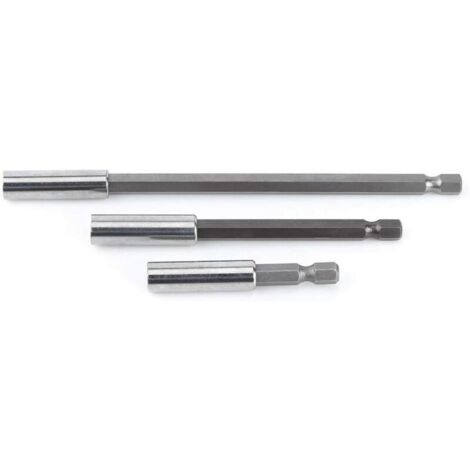 Porte-embout Magnétique Pour Embouts 1/4" - Lot De 10 - Longueur 60 Mm - Pour Tournevis, Visseuse, Perceuse