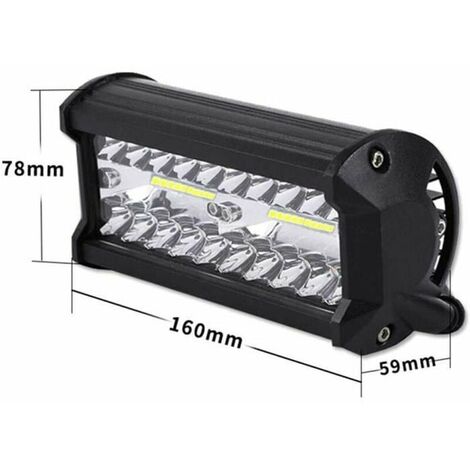 Phares LED pour voiture - Longue portée, barre lumineuse off-road