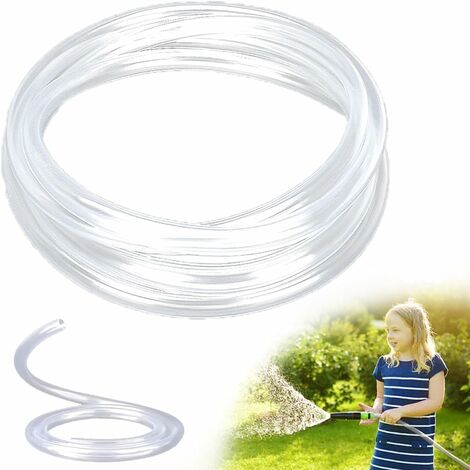 Tuyau PVC Transparent 12mm - Pour Carburant, Air, Aquarium, Liquides, Longueur Au Choix