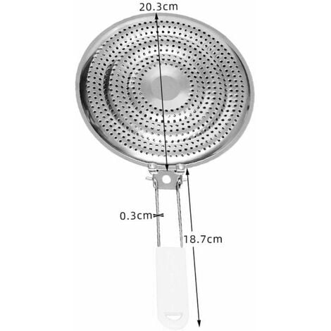 Diffuseur de Chaleur en Acier Inoxydable 21 cm pour Plaque de Cuisson au  gaz Uniquement——