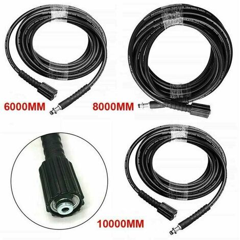 Convient pour Karcher K2 K3 K4 K5 6M / 8M / 10M tuyau de pulverisation de tuyau de nettoyage sous pression 8M