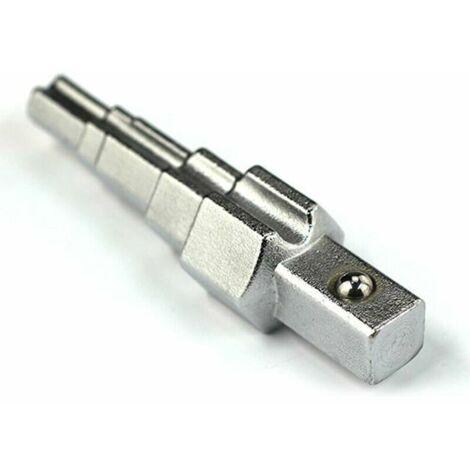 DASNTERED Clé Étagée Multi-usage à Cliquet, Outil Main 5 Niveaux, Clé Fourche De 1/2 Pouce, Pour La Plupart Des Robinets De Radiateur Domestiques( COLOR:argent