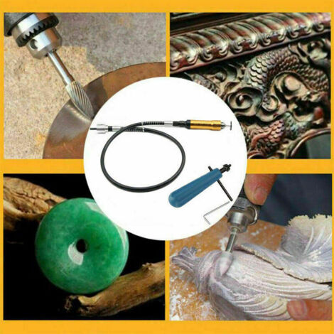 Outils Rotatifs à Arbre Flexible, Mandrins De Câble D'extension De Perceuse Flexibles, Accessoires à Arbre Flexible Pour La Gravure, Le Meulage | Leroy Merlin