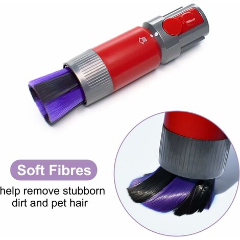 Brosse à poussière sans trace, brosse à épousseter anti-rayures pour  accessoire de remplacement de tête de brosse à poussière d'aspirateur Dyson  V15