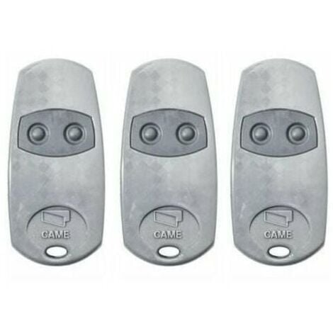 ALOVEZ Telecommande d'origine Came TOP432EE 3 pieces. Frequence de code fixe 433,92 MHz