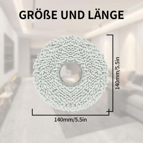Odashen Lot De 30 Lingettes Jetables Pour Aspirateur Robot Ecovacs Deebot OZMO T8 AIVI, T8 Max, T9 Power/Max