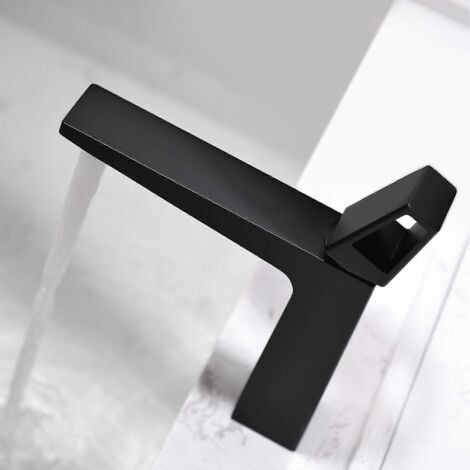 Midanya Robinet De Salle De Bain Cascade à Poignée Unique En