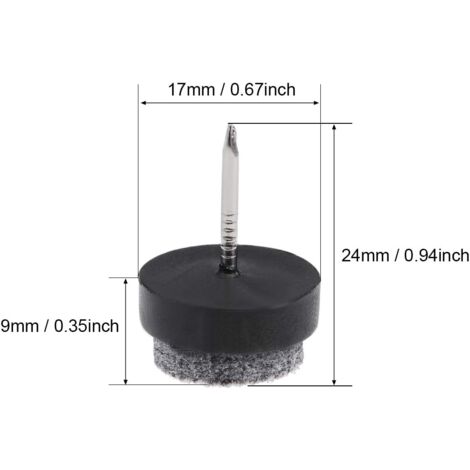 FINGERINSPIRE Lot De 90 Paires D'yeux De Sécurité - 3 Tailles - Noir Et