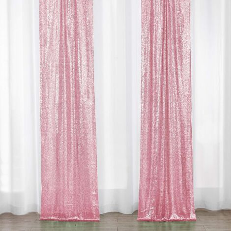 Toile De Fond Paillettes Noir Et Or 2,4x1,8m - Carnaval, Fête, Photobooth