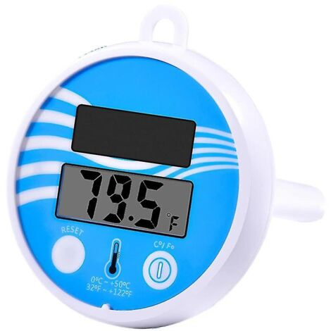 Thermomètre Piscine Sans Fil Uzoli - Capteur Flottant Étanche Avec Affichage Intérieur
