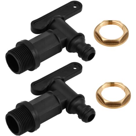 2 Robinets Plastique Alimentaire Pour Seau - Robinet Tonneau - Distributeur Boisson