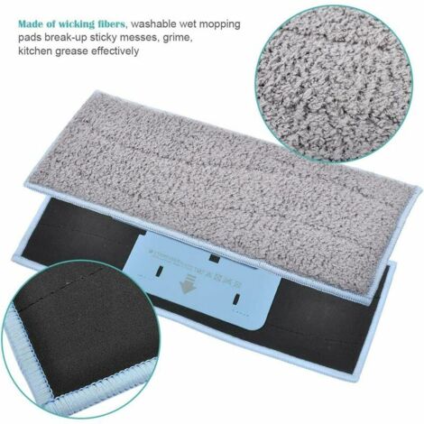 Lot De 3 Tissus De Nettoyage CHUANCHENG Pour IRobot Braava Jet M6 - Microfibre Lavable