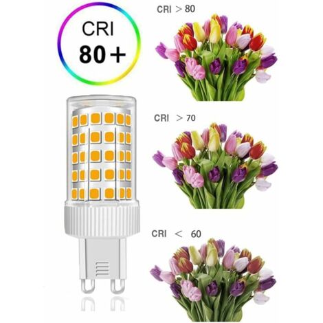 Lot de 3 Ampoules LED G9 10W Équivalent Halogène 150W, 86 LED, 1000Lm, Angle de faisceau 360°, Ultra Lumineuses, AC220-240V, Non Dimmable, Blanc Chaud 3000K… [Classe énergétique B]