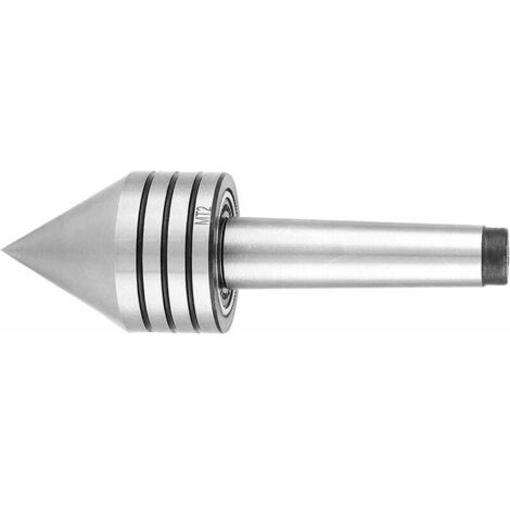 Centre De Contre-pointe MT2 Pour Tour à Bois - Outil De Tournage Métal Robuste, Précision 0,01mm - Compatible Tours Bois Et Métaux