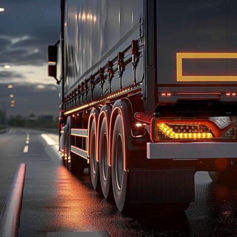 2 Feux Arrière LED Ovales 5" Pour Camion/remorque - Stop, Cligno, Feu De Position | IP67