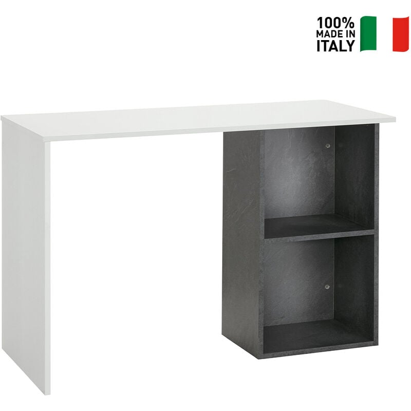 Smart working desk 110x50cm Heimbüro modernes Design Conti Schiefer