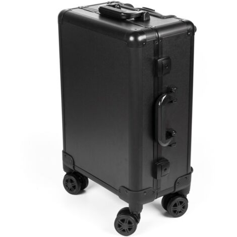 OUKANING Kosmetikkoffer Trolley Rosa Gold - 50kg Tragkraft Mit 8 LED Lichtern