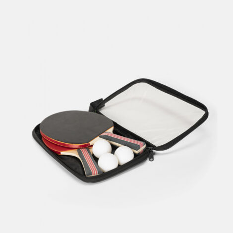 Set mit 2 Schlägern und 3 Bällen für Tischtennis Corkscrew