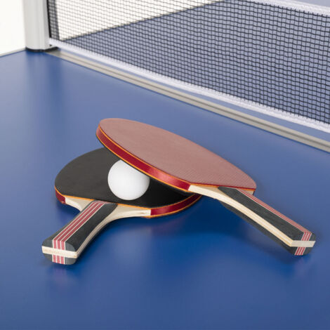 Set mit 2 Schlägern und 3 Bällen für Tischtennis Corkscrew