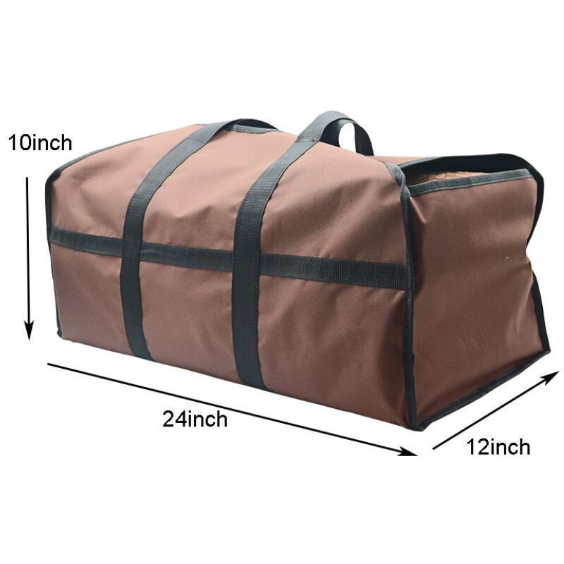 Sac de rangement en toile de bois de chauffage pour bois de chauffage -  Étanche - Portable et pliable - Pour l'extérieur 1 pièce Oi-FRIS