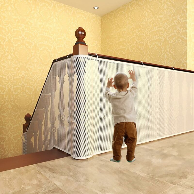 Filet de Protection Enfant - Résistant Barriere de Securite Escalier, filet  Protection Balcon Robuste Réglable Clôture D'escalier Filet de Protection  en Maille pour d'enfants et Jouet (3M x 0.9M) : : Bébé