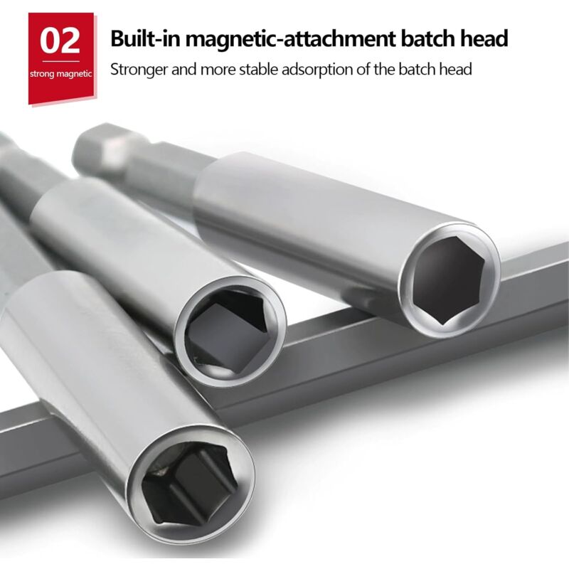 2 X Anneau Magnétique Embout De Tournevis Fort Magnétisme Pratique Pour Visseuse - 13