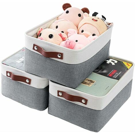 mDesign Bac à jouet pratique – box de rangement jouet avec couvercle pour  ranger des jouets sur une étagère ou sous le lit – rangement chambre enfant