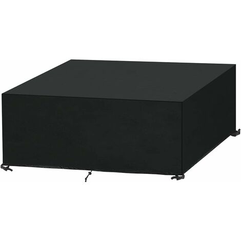Housse De Protection Salon De Jardin 65x65x30 Cm - Imperméable Oxford 420D, Résistante UV Et Vent
