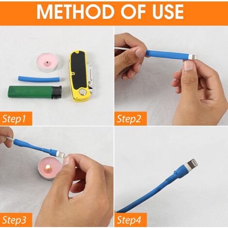 Sourcing Map Lot De 2 Gaines Thermorétractables 2