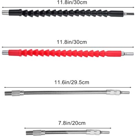 Extension Flexible Pour Perceuse - Rallonge Anglee Magnétique Hex 6.35mm - Pour Espaces Restreints