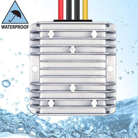 Régulateur Tension étanche IP68 DC 12V/24V Vers 5V 5A - Convertisseur Step Down 25W