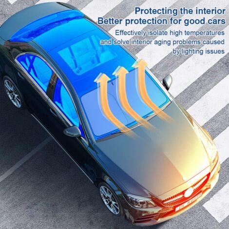 Pare-Soleil Sur Mesure Pour Porsche Cayenne 2015-2018 - Protection Thermique Pare-Brise Avant