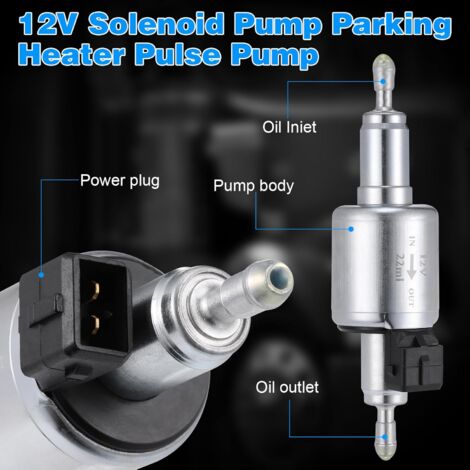 Pompe à Carburant 12V 22ml - Pour Chauffage Stationnement Diesel Voiture 🔧