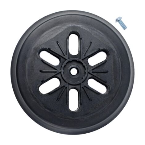 Plateau de ponçage pour ponceuse excentrique Bosch Gex 150 AC, PEX 15 AE, GEX 150 Turbo Ø 150 mm avec vis，Disque de ponçage compatible avec Bosch