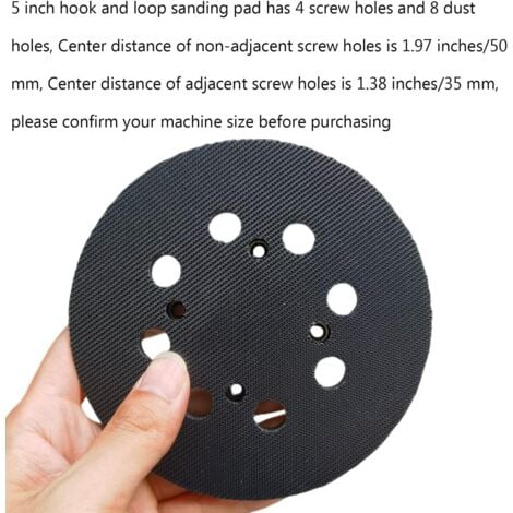 Lot de 2 patins de rechange pour ponceuse DeWalt DWE64233 & N329079 compatibles avec DWE6423/6423K, DWE6421/6421K, DWE6421-B2, DWE6421-B3, DWE6421-BR, 1-BR, 1 DCW210 B