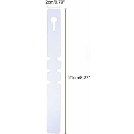 Étiquettes En Plastique Pour Marque De Cravate - Lot De 25 - Dimensions 3.8 X 6.3 Cm - Rose - Réutilisables