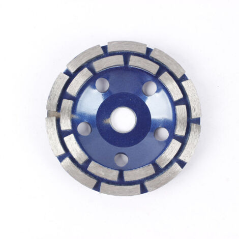 Disque Diamant Double Rangée 5 Pouces Pour Meuleuse - Alésage 7/8, Pour Béton Et Maçonnerie