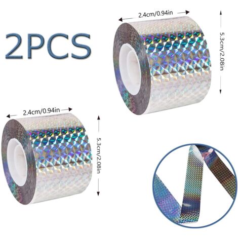 4pcs Bande Répulsive Anti Oiseaux Bande Holographique Pour Oiseaux Anti Oiseaux