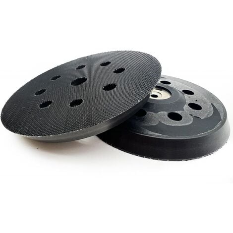 Plateau de Poncage, 125mm Plateau de Ponçage, Plateau pour Metabo SXE 325 Intec 425 Turbotec 631220000 (Noir)（2pcs）