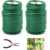 Alfven Attache Plantes Souple, 2,5 Mm X 20 M Fil Souple Pour Attacher