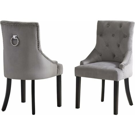Velvet Armchair,Dining Chairs Set of 2, Upholstered Accent Side