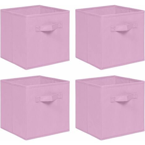 Set of 3 Stackable Foldable Clothes Storage Box with Lid and Handles,  Washable Organizer Containers Bedroom