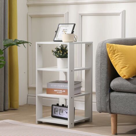 Small Side Table End Table for Living Room, Freestanding Shelf Unit ...
