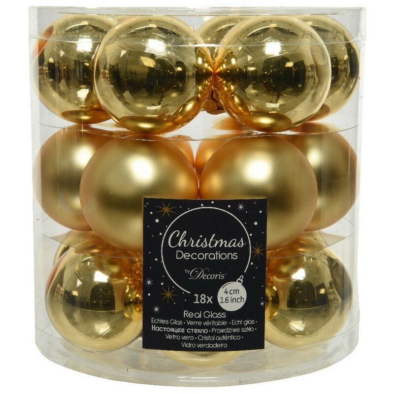 Pallina Di Natale, Sfera Di Vetro, 6 Cm, Trasparente Iridescente, Palla Di Vetro - Foto 6