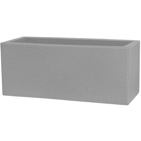 Fioriera Schio Cassa 80  80 cm - Smoke