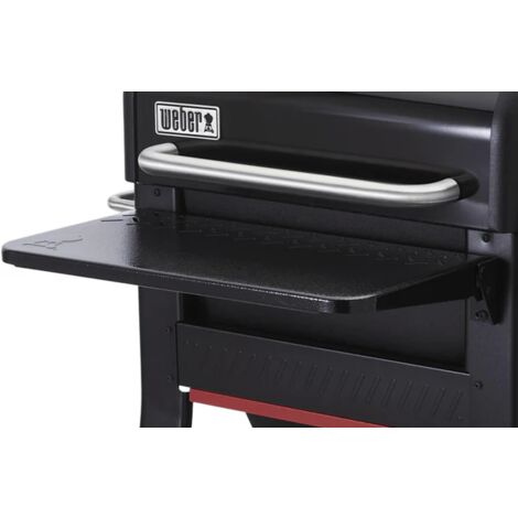 Weber 3400108. Tipo: Tavolo principale, Colore del prodotto: Nero, Materiali: Acciaio. Larghezza imballo: 681 mm, Profondità imballo: 76,5 mm, Altezza imballo: 394 mm. Quantità per pacco: 1 pz