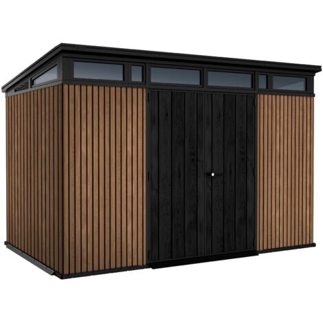 CASETTA KETER DA GIARDINO PENT 11X7 VENETIAN EFFETTO LEGNO NATURALE (70101)